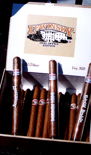 Lewinsky cigars...